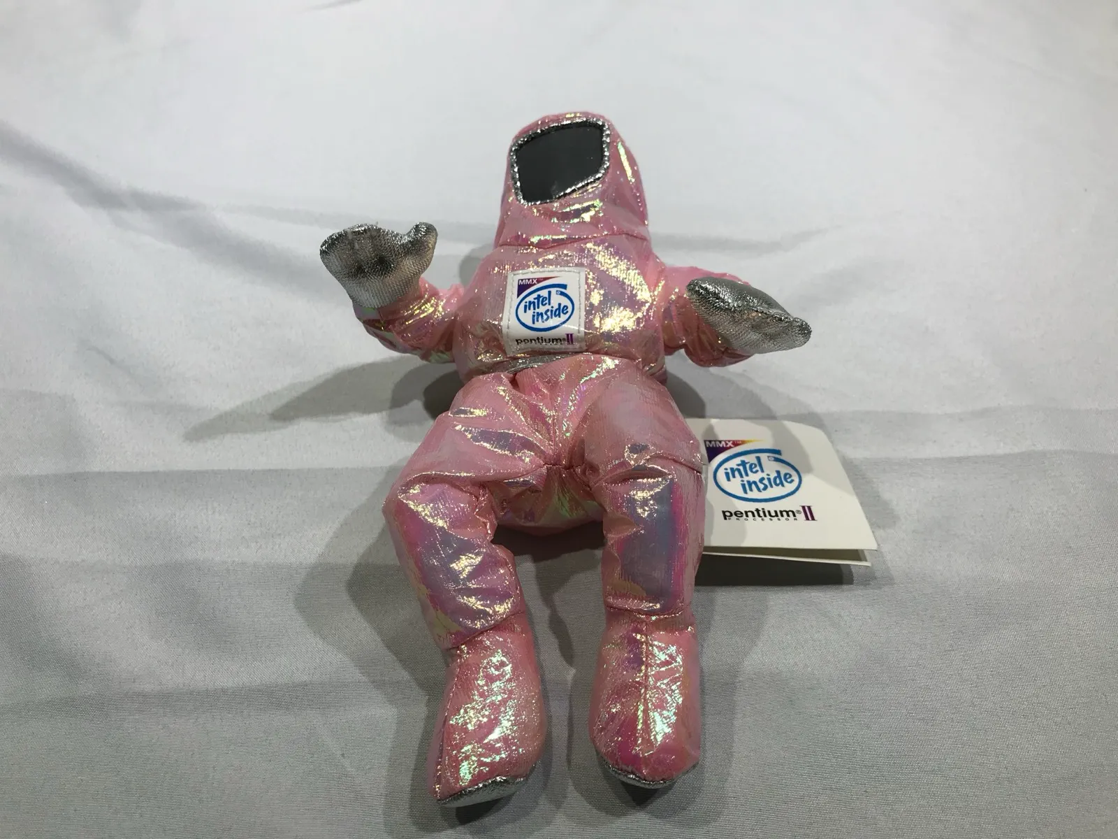 Intel Pentium II BunnyPeople Collectible Plush Toy Iridescent Pink - Gallery Image 4