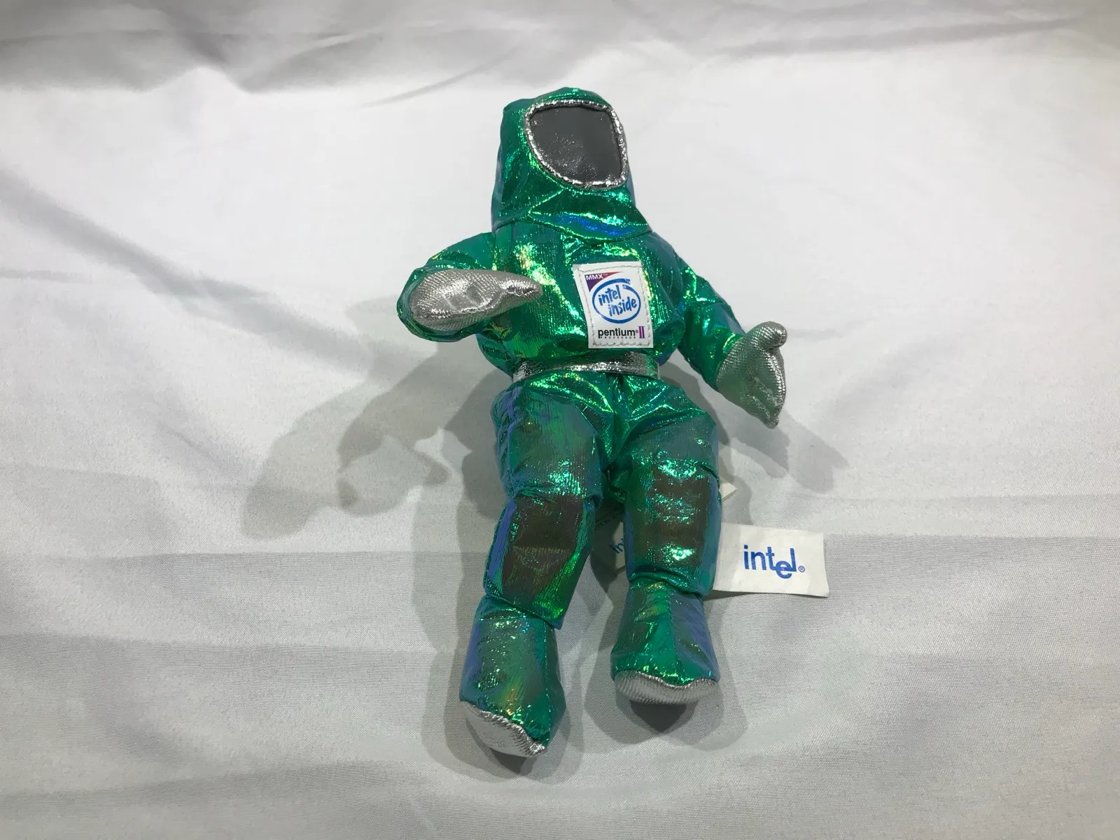 Intel Pentium II BunnyPeople Collectible Plush Toy Iridescent Green - Gallery Image 5