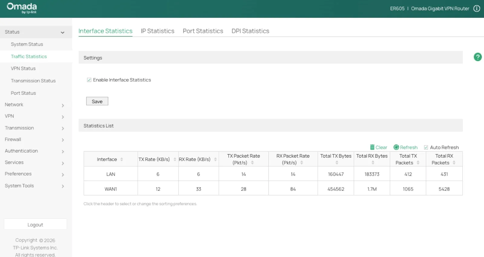 TP-Link Omada ER605 Gigabit VPN Router - Like New - Latest Firmware v2.4.3 - Gallery Image 5